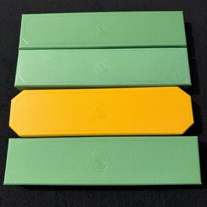 Swarovski Green and Yellow bracelet boxes